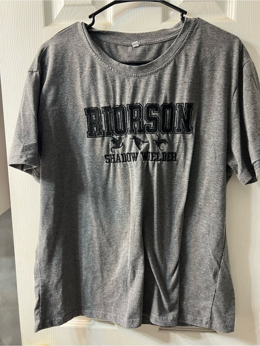 Gray Riorson 'Shadow Welder' Graphic Womens T-Shirt Size XL- Fandom Tees